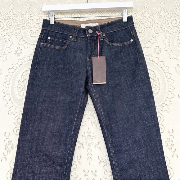 Stella McCartney Straight Leg Low Rise Denim Jeans - Picture 4 of 12